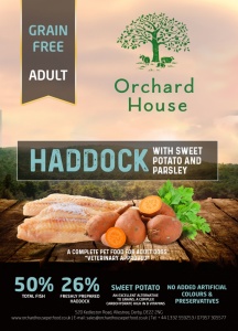 Grain Free Haddock with Sweet Potato & Parsley - Adult